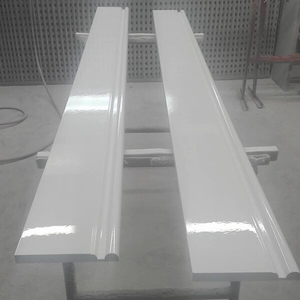 MDF floor skirting/leg skirting after applying primer