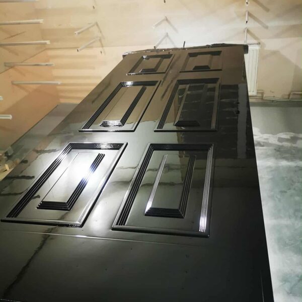 Painted MDF doors with MDF panels/decorative moldings