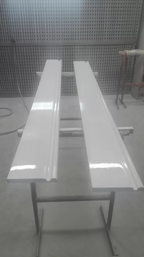 MDF floor skirting/leg skirting after applying primer
