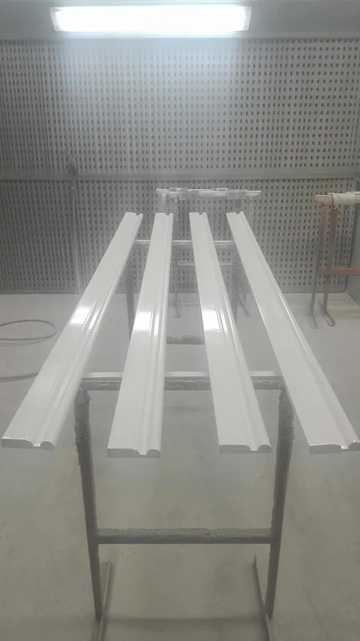 MDF floor skirting/leg skirting after applying primer